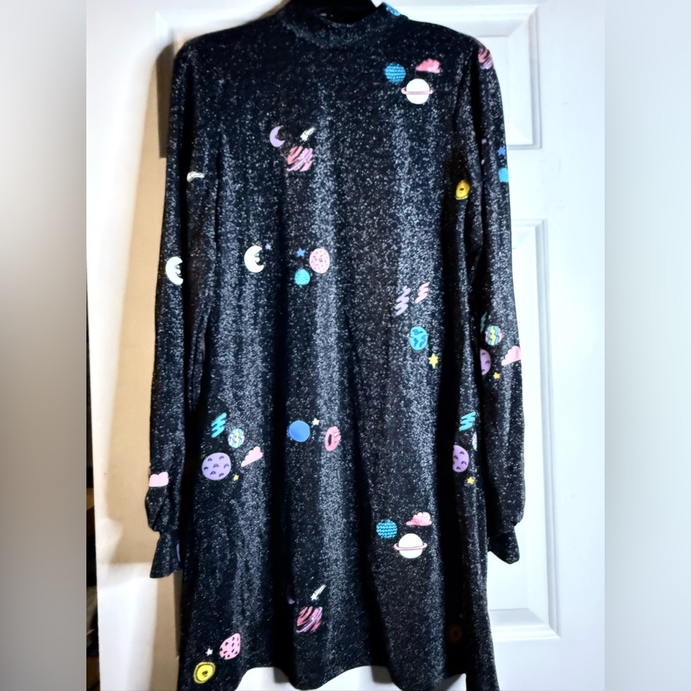 Lazy Oaf Black Bishop Sleeve Cocktail Dress